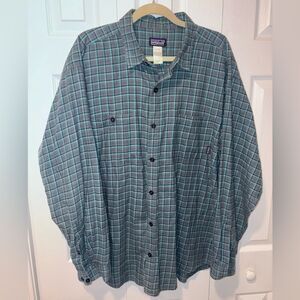 Patagonia Organic Cotton Plaid Button Down - XL